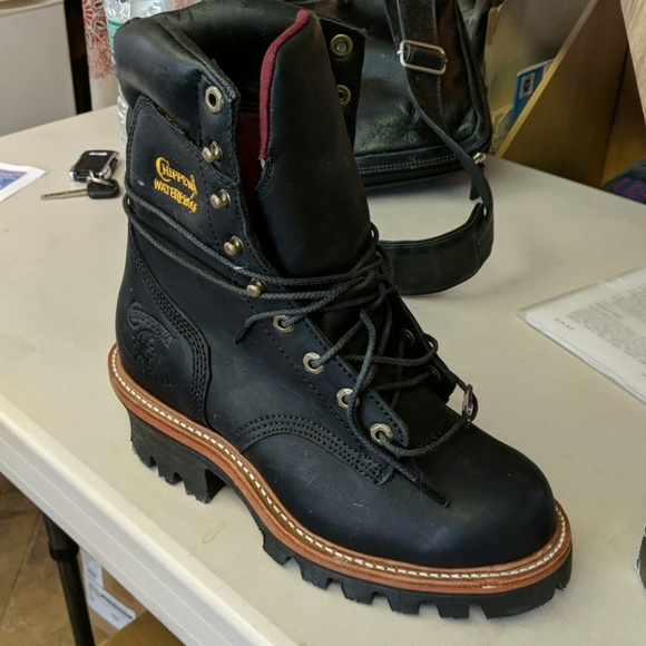 men's chippewa logger boots